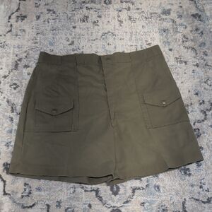 Vintage Boy Scouts of America Official Uniform Shorts Olive Green Waist 36